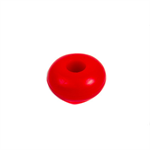Bump Stop Puck, 2 in OD, 5/8 in ID, 1 in Tall, 85 Durometer, Polyurethane, Red,
