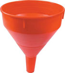 Funnel, Round, 6.5 in OD x 8.5 in Long, Plastic