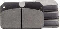 13 COMPOUND BRAKE PAD SET  Dynalite w/bridge bolt