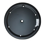 15^ WHEEL 6 HOLE SOLID COVER ONLY (BLACK)